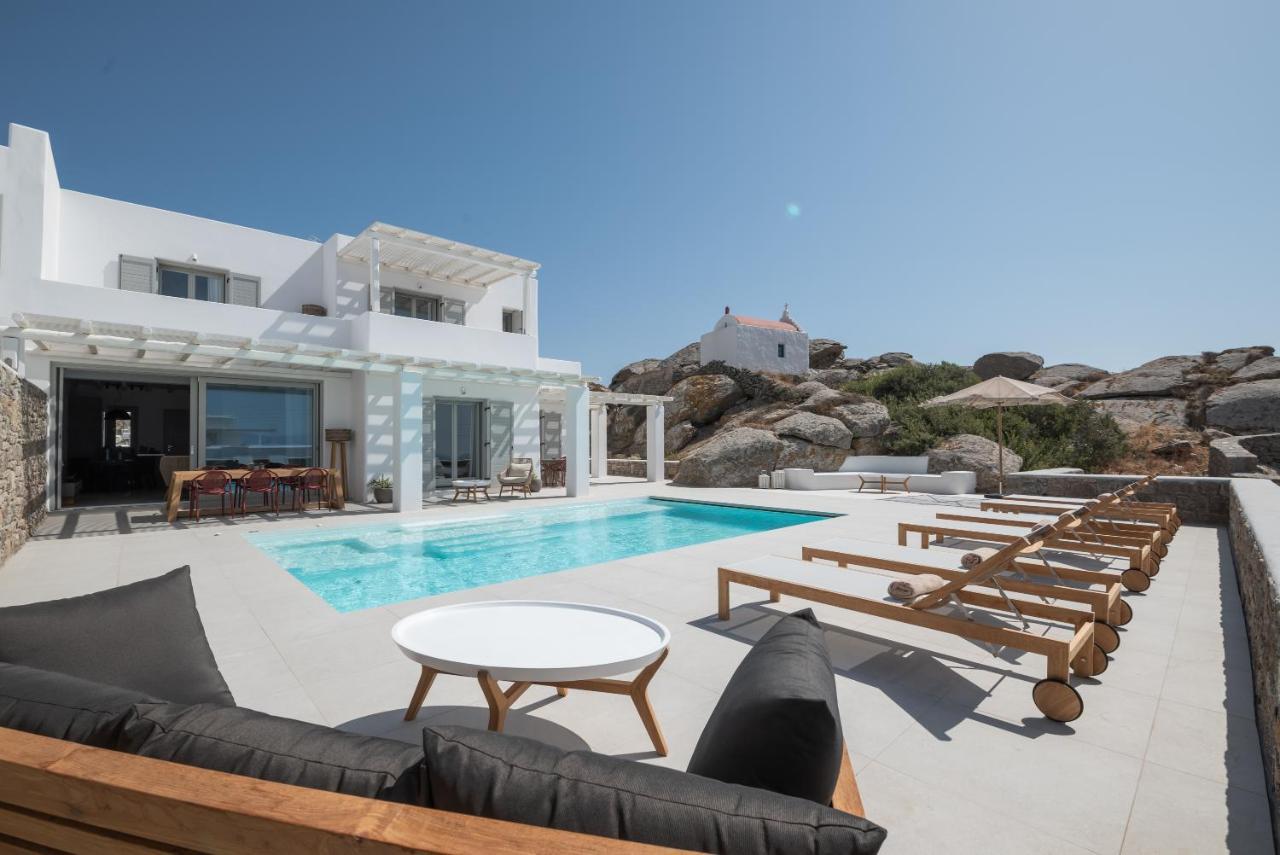 Villa Petra Mare Above Mykonos Town Private Pool Luaran gambar