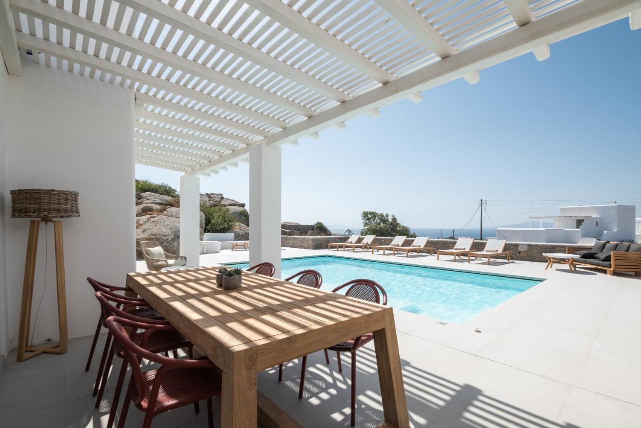 Villa Petra Mare Above Mykonos Town Private Pool Luaran gambar