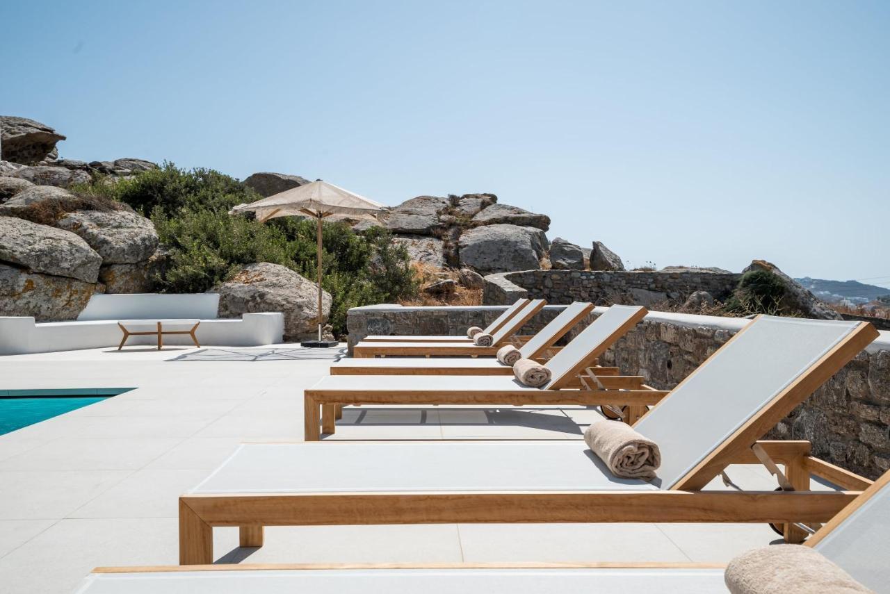 Villa Petra Mare Above Mykonos Town Private Pool Luaran gambar