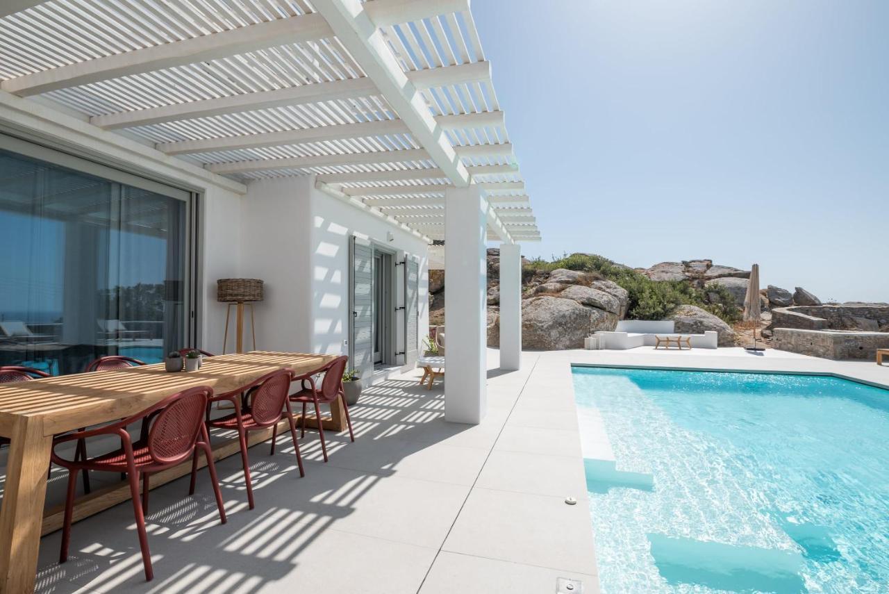 Villa Petra Mare Above Mykonos Town Private Pool Luaran gambar
