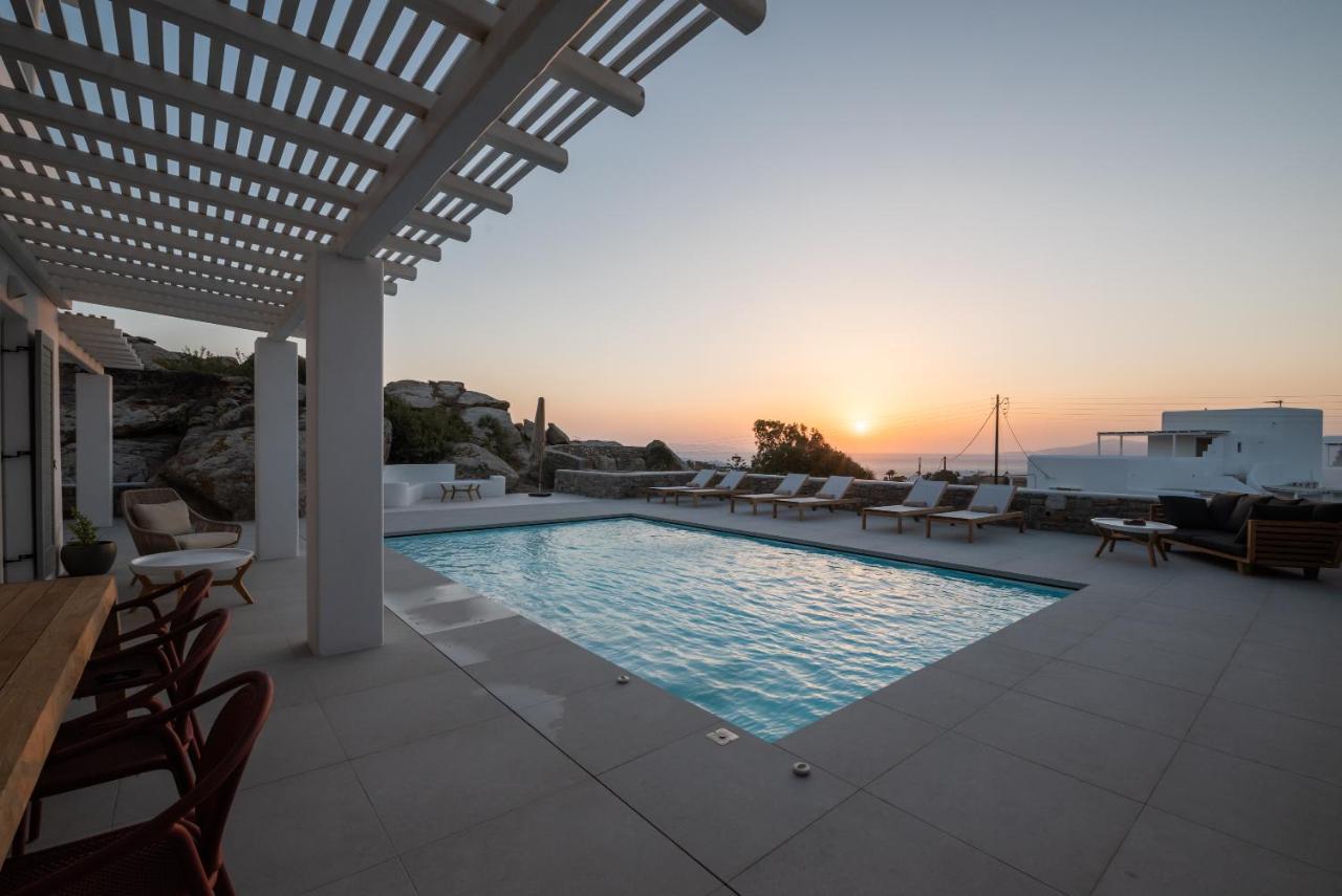 Villa Petra Mare Above Mykonos Town Private Pool Luaran gambar