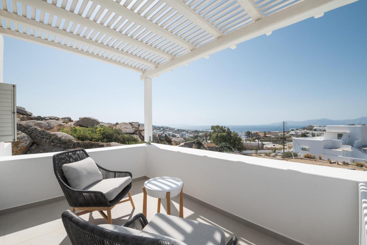 Villa Petra Mare Above Mykonos Town Private Pool Luaran gambar