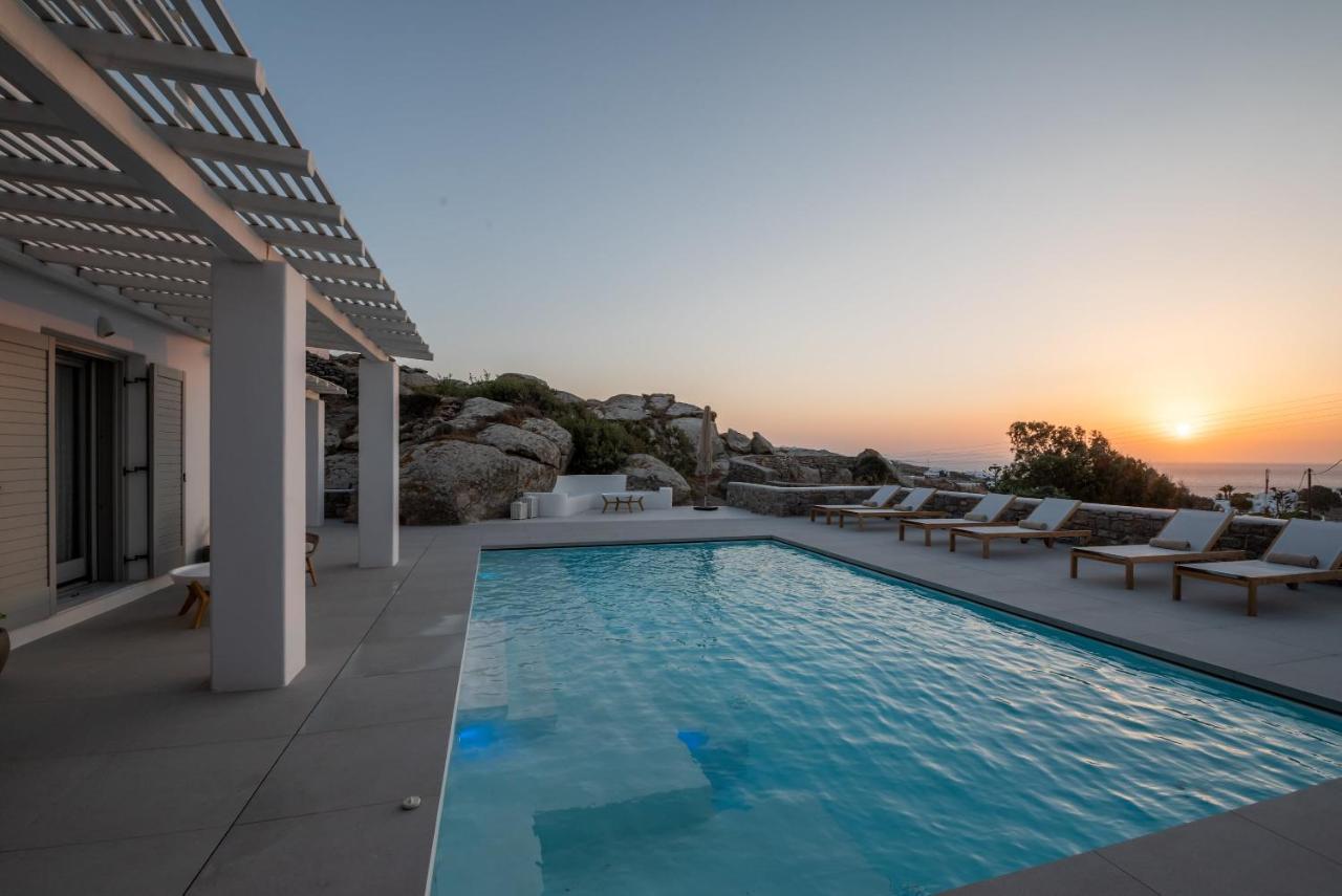 Villa Petra Mare Above Mykonos Town Private Pool Luaran gambar